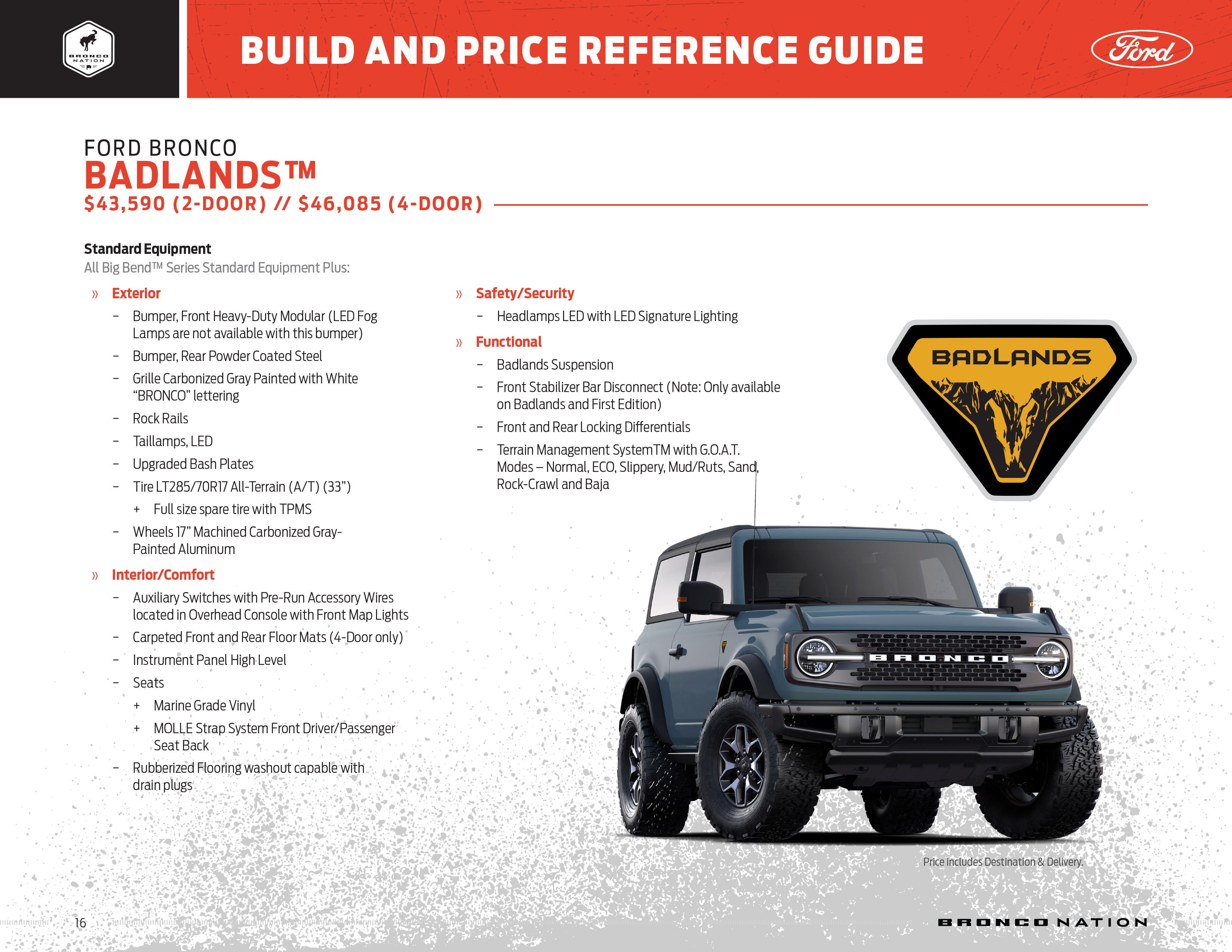 Bronco Build and Price Guide Page 16