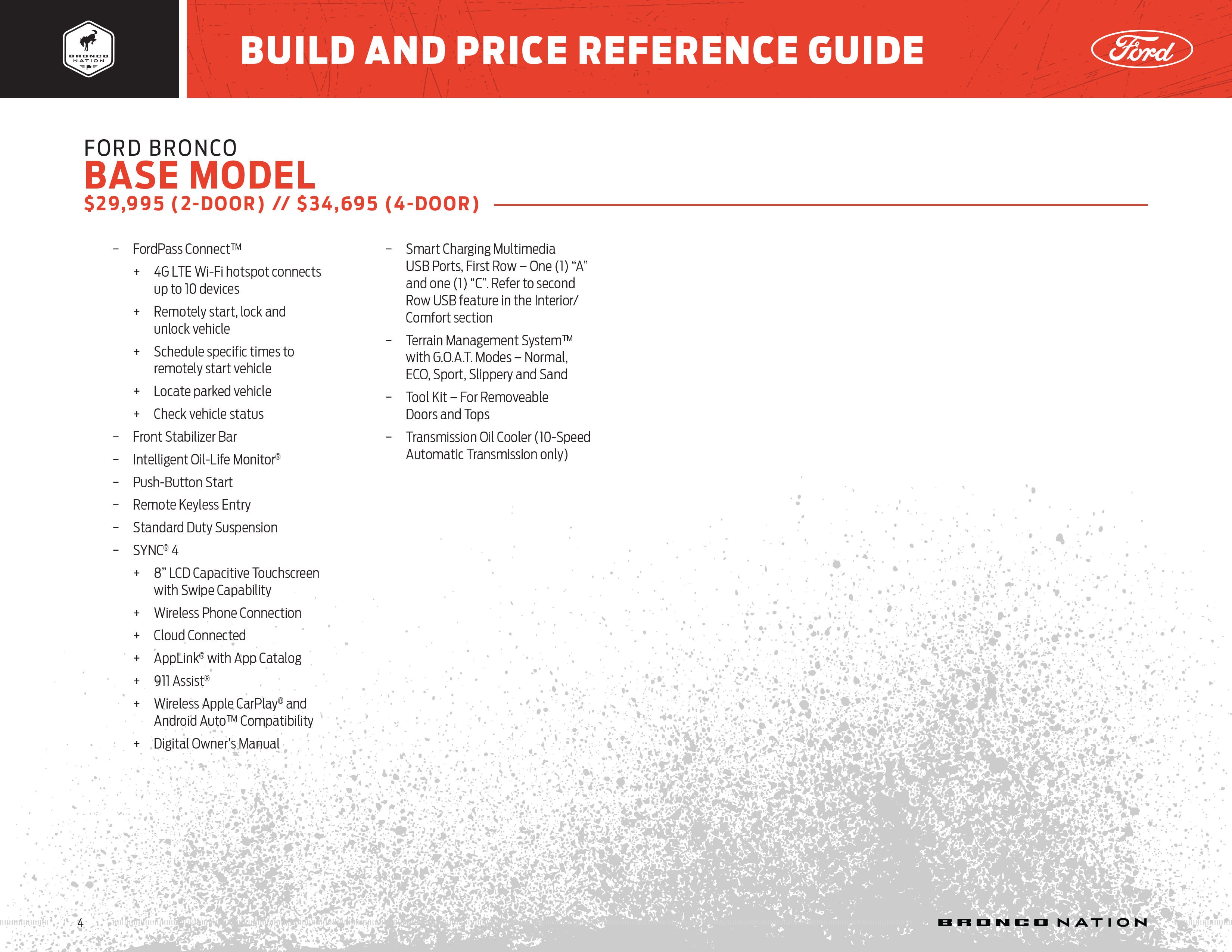 Bronco Build and Price Guide Page 4