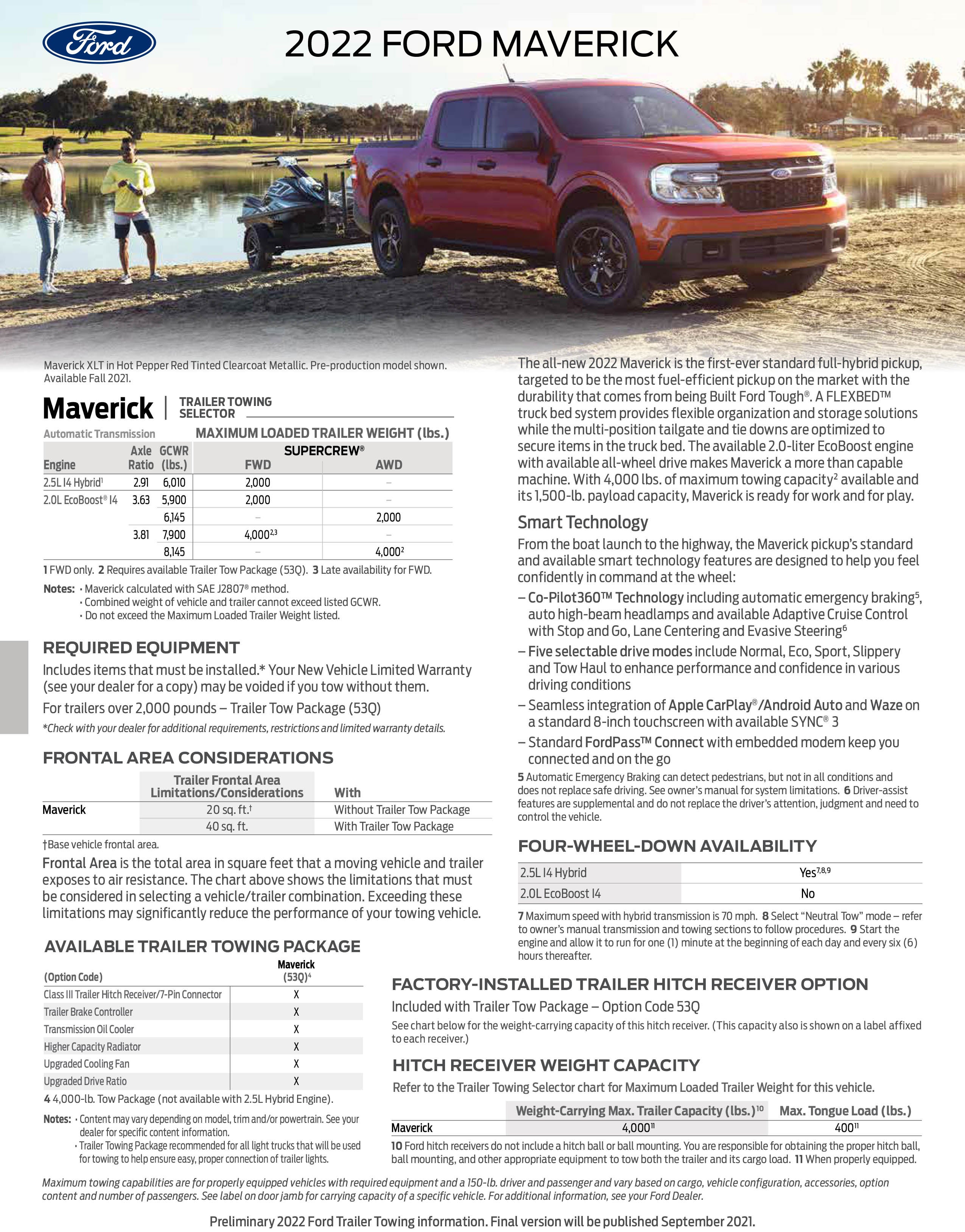 maverick rv towing guide page 1