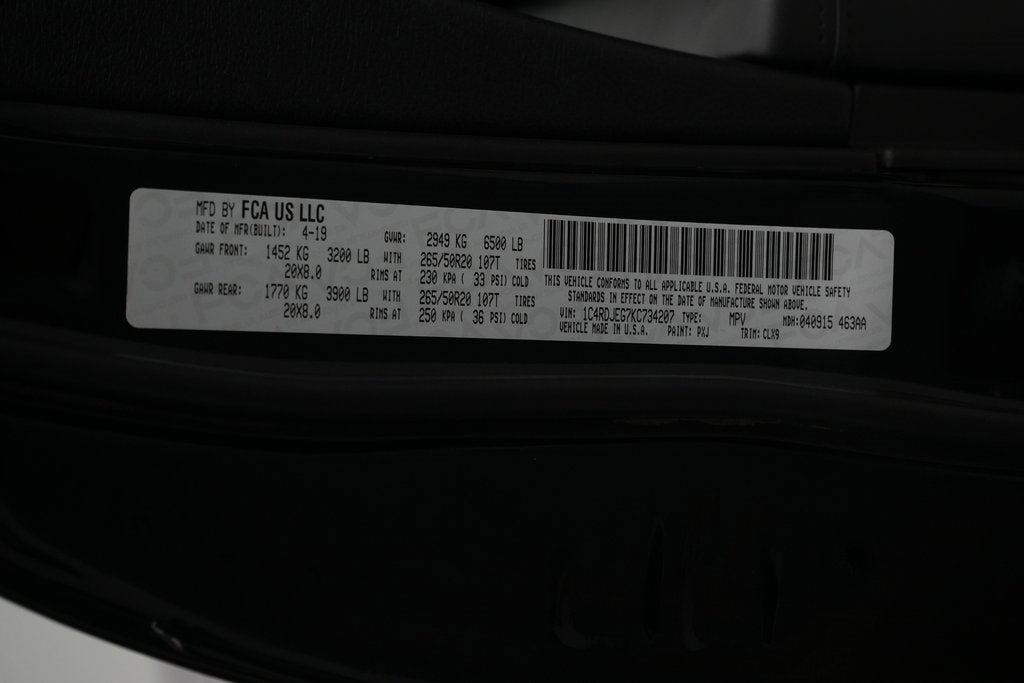 2019 Dodge Durango Citadel