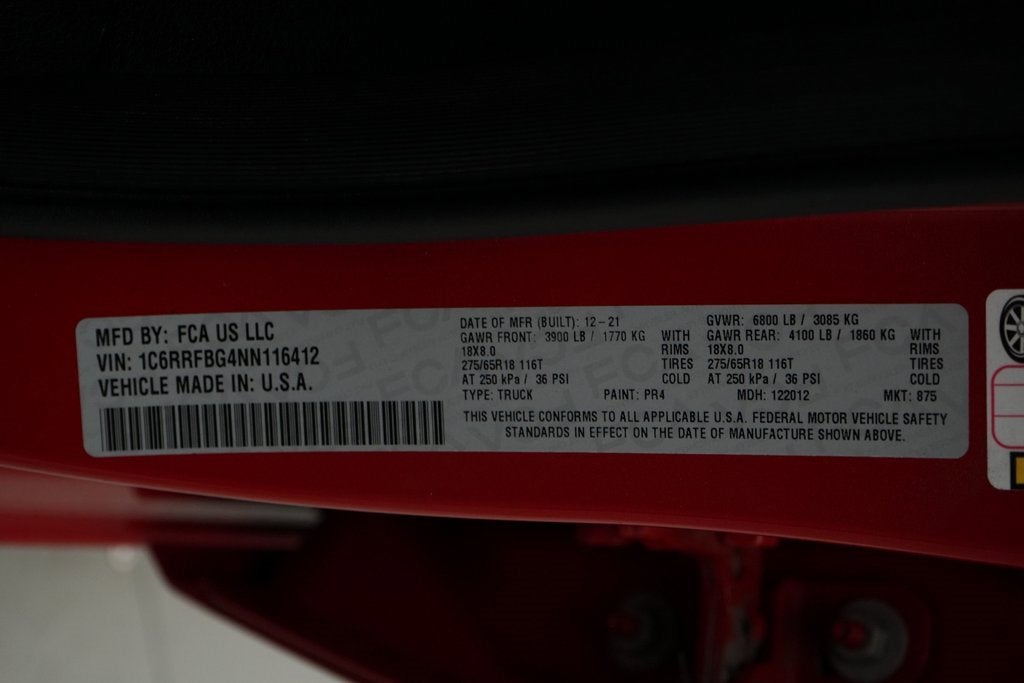 2022 RAM 1500 Big Horn/Lone Star