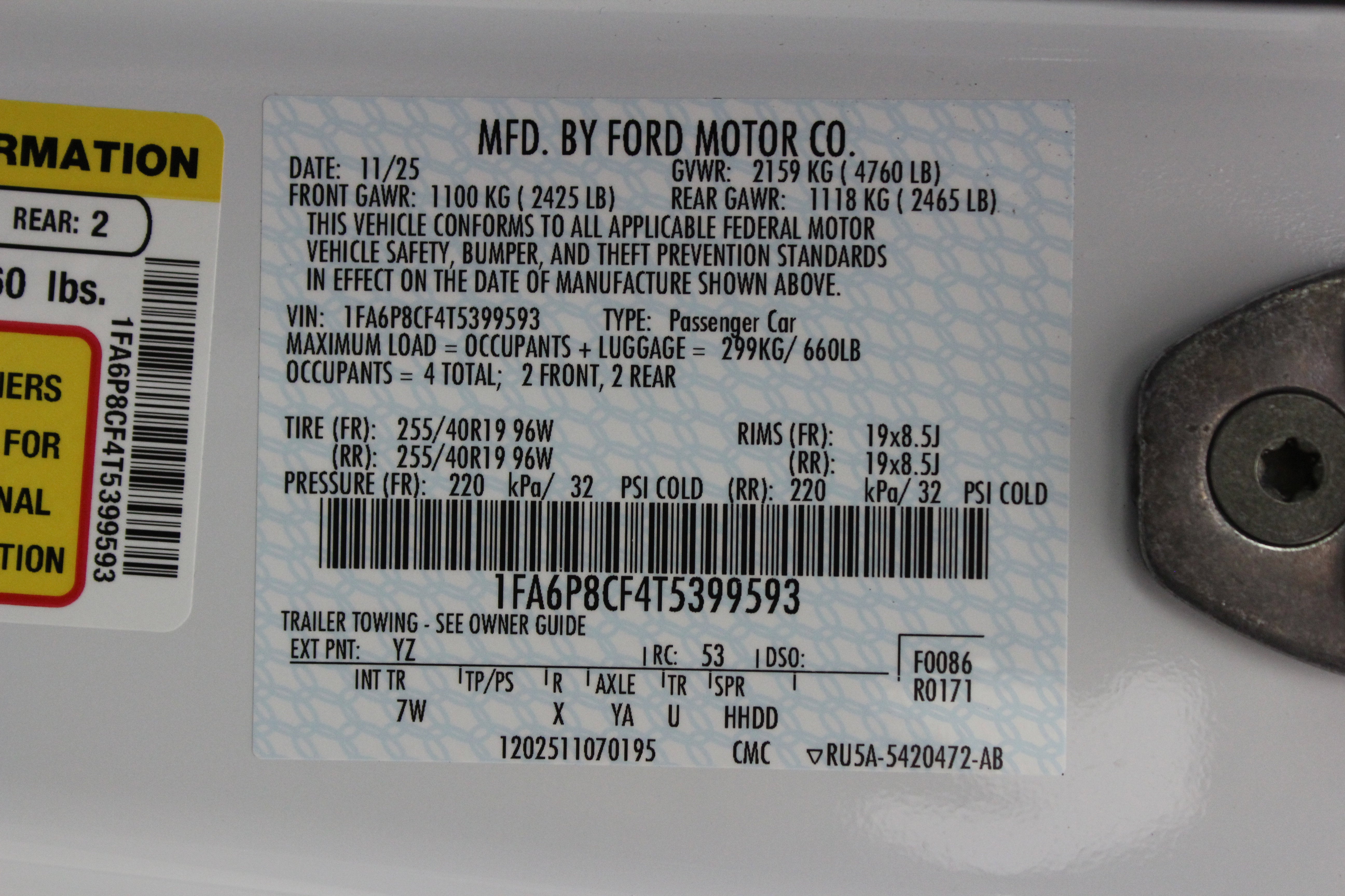 2026 Ford Mustang GT Premium w/FX