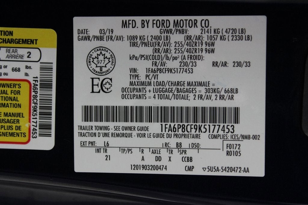 2019 Ford Mustang GT