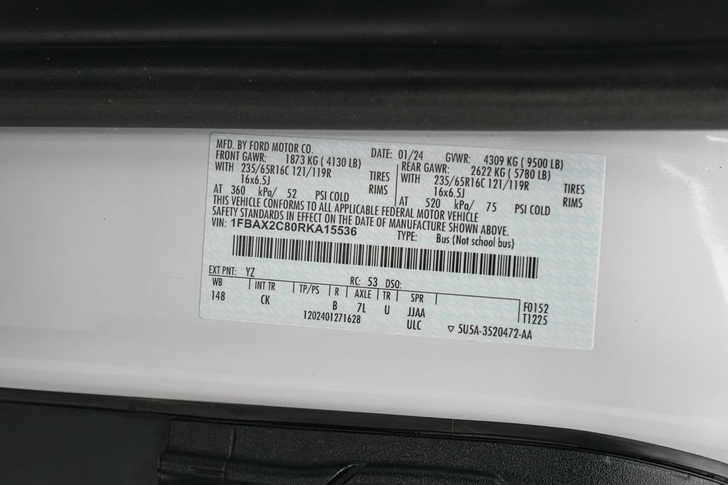 2024 Ford Transit-350 XLT