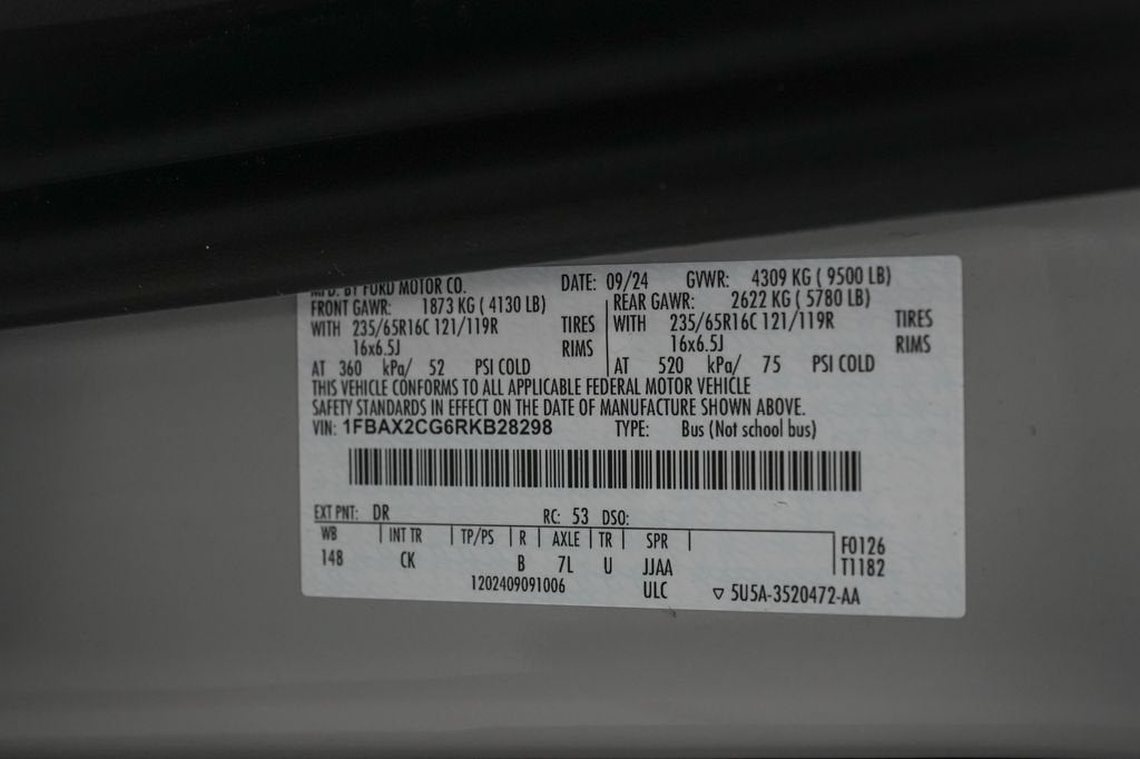 2024 Ford Transit-350 XLT