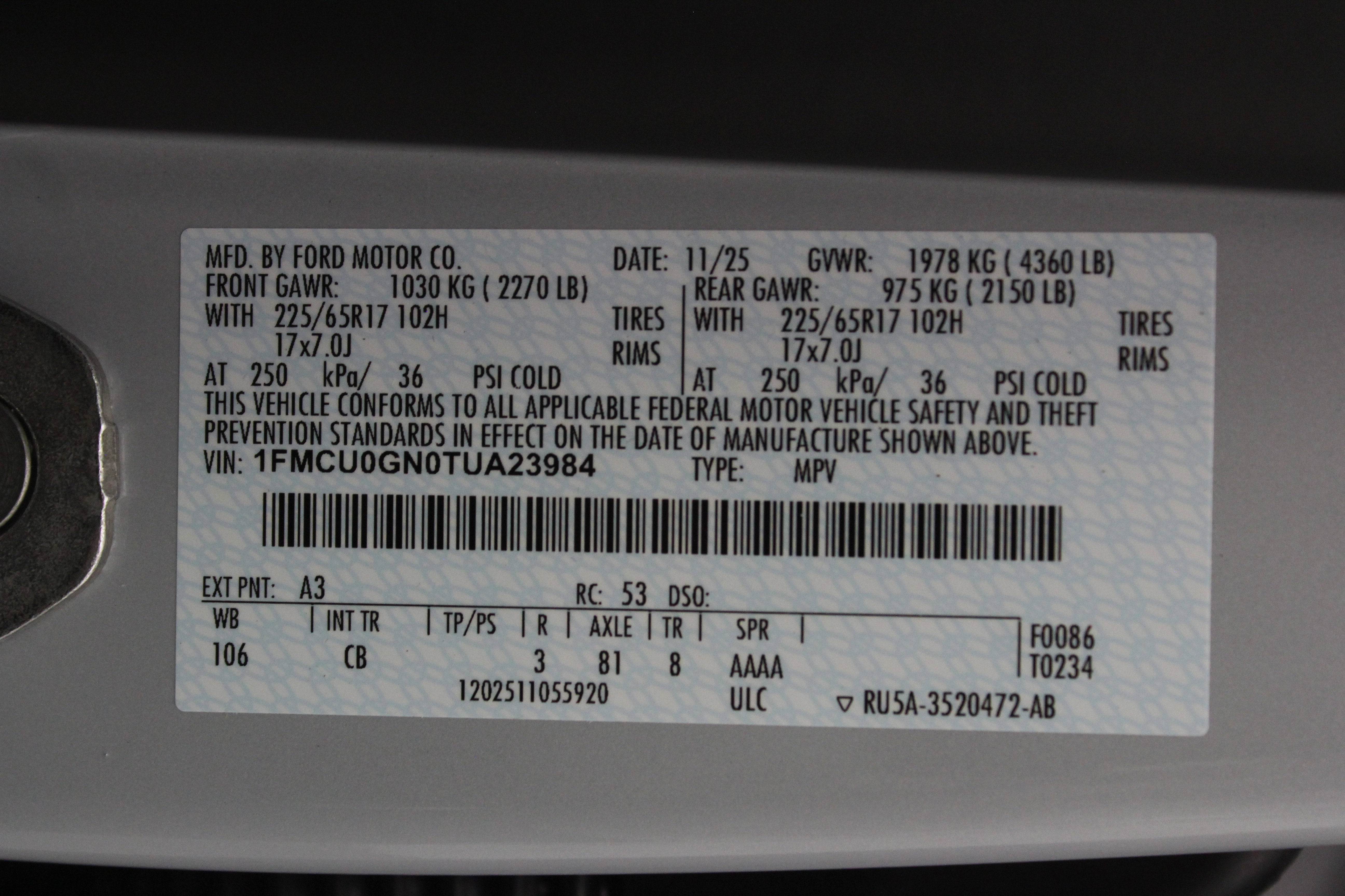 2026 Ford Escape Active