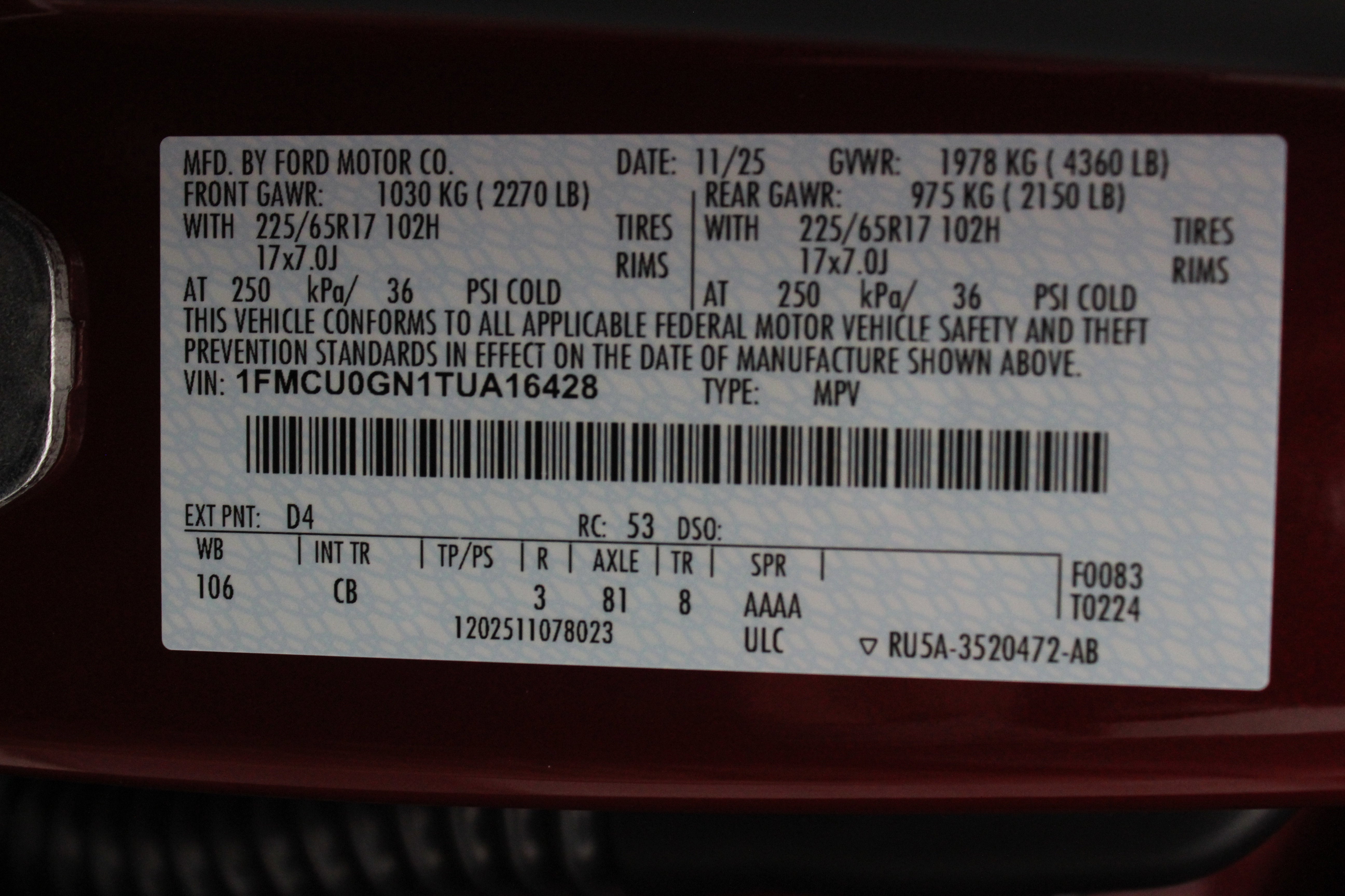 2026 Ford Escape Active