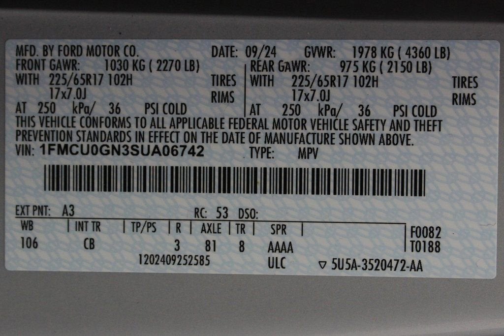 2025 Ford Escape Active