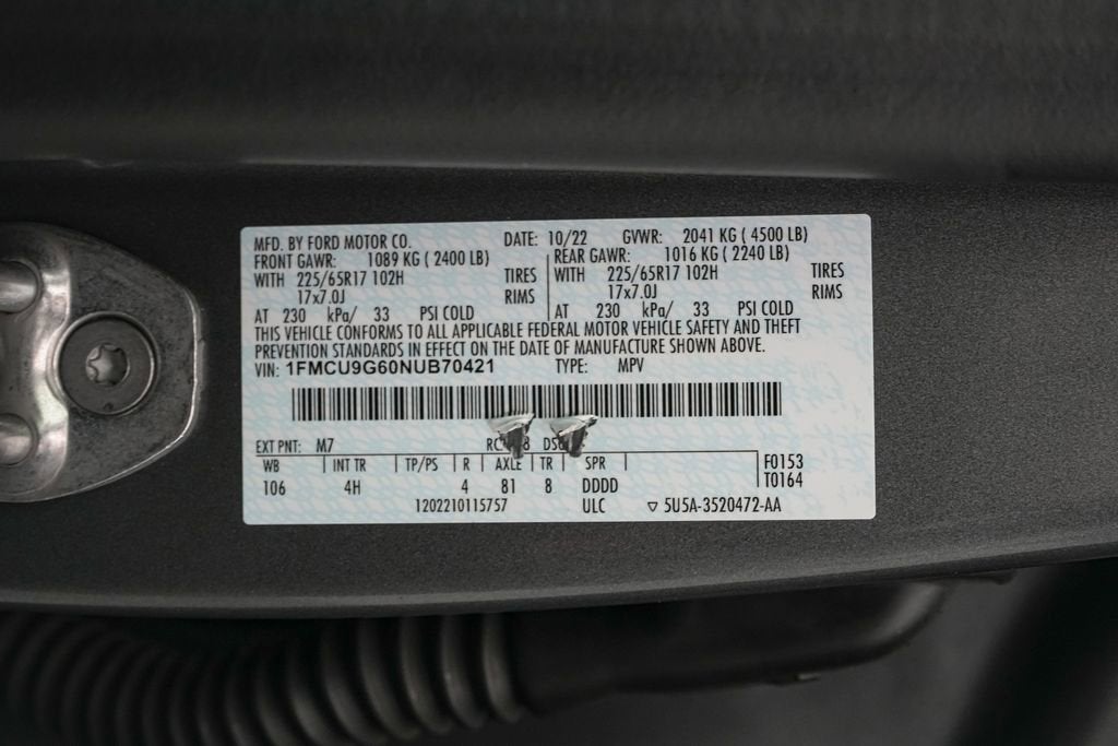 2022 Ford Escape SE