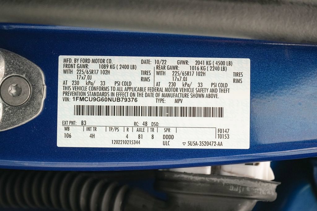 2022 Ford Escape SE