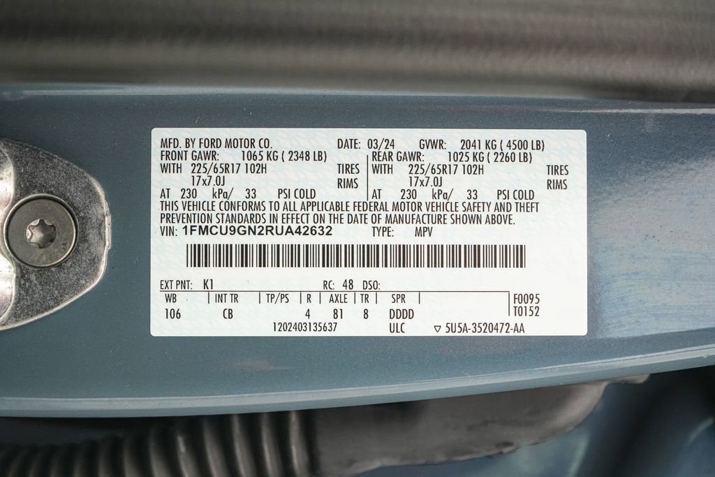 2024 Ford Escape Active