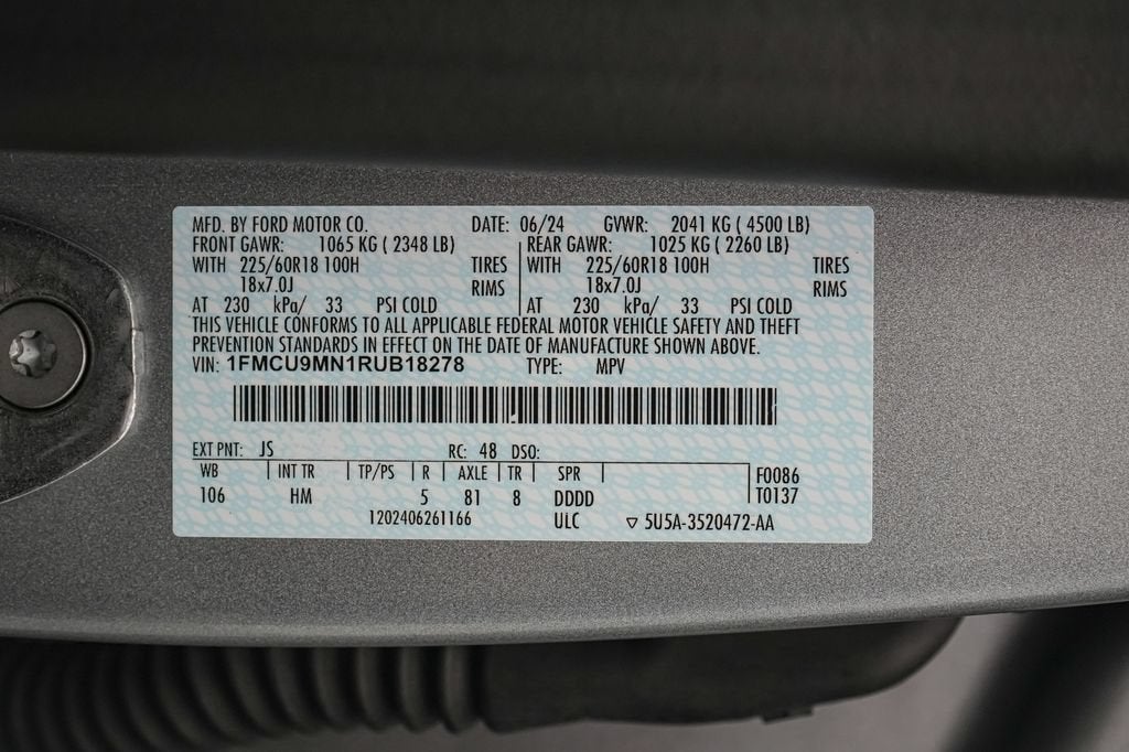 2024 Ford Escape ST-Line