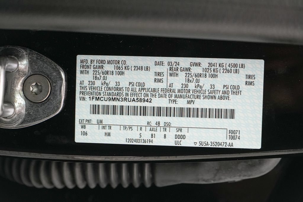 2024 Ford Escape ST-Line