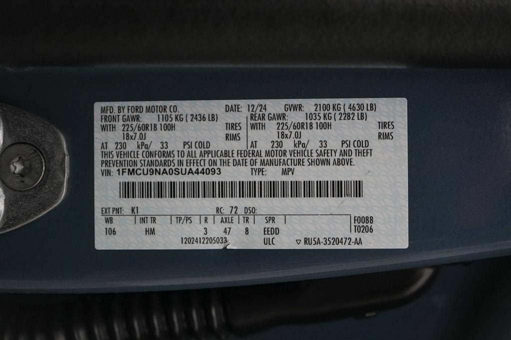 2025 Ford Escape ST-Line Select