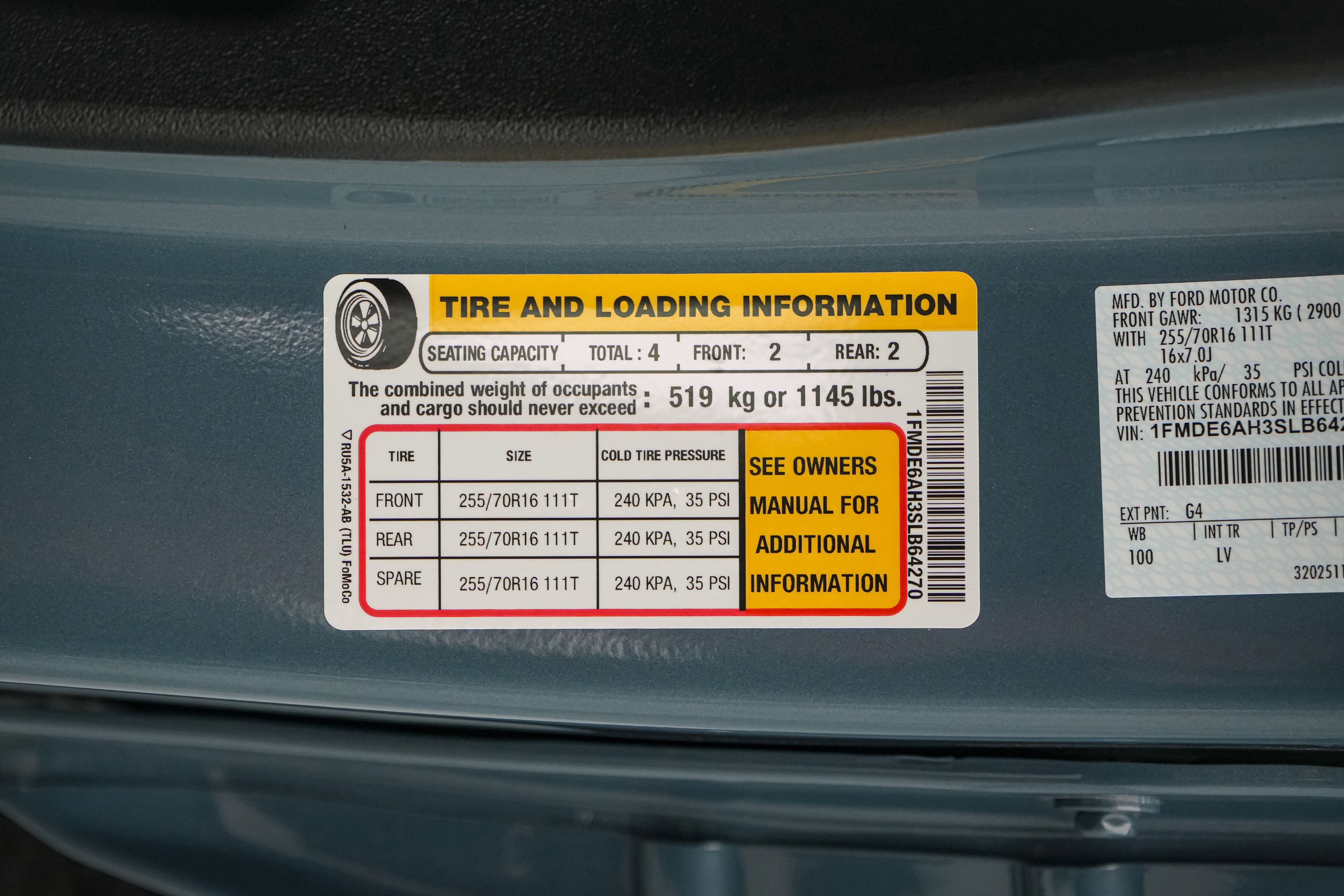 2025 Ford Bronco LMP Vintage