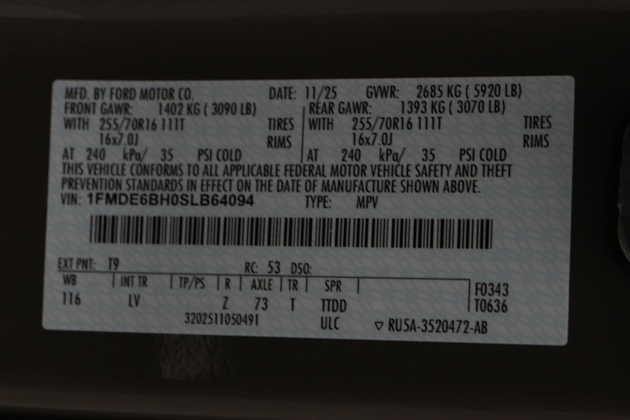 2025 Ford Bronco LMP Vintage