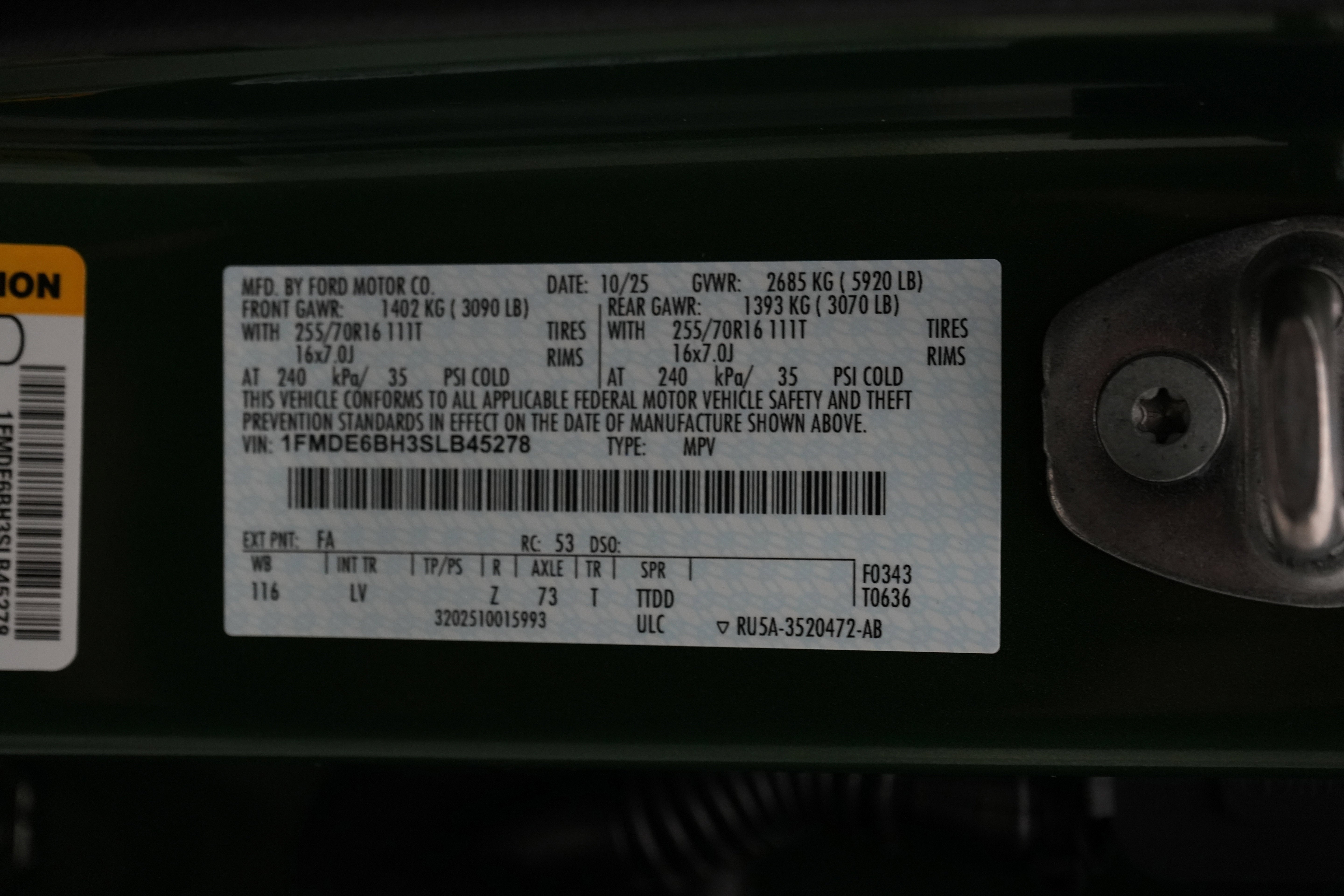 2025 Ford Bronco LMP Vintage