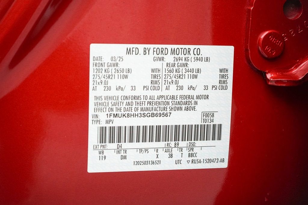 2025 Ford Explorer Platinum