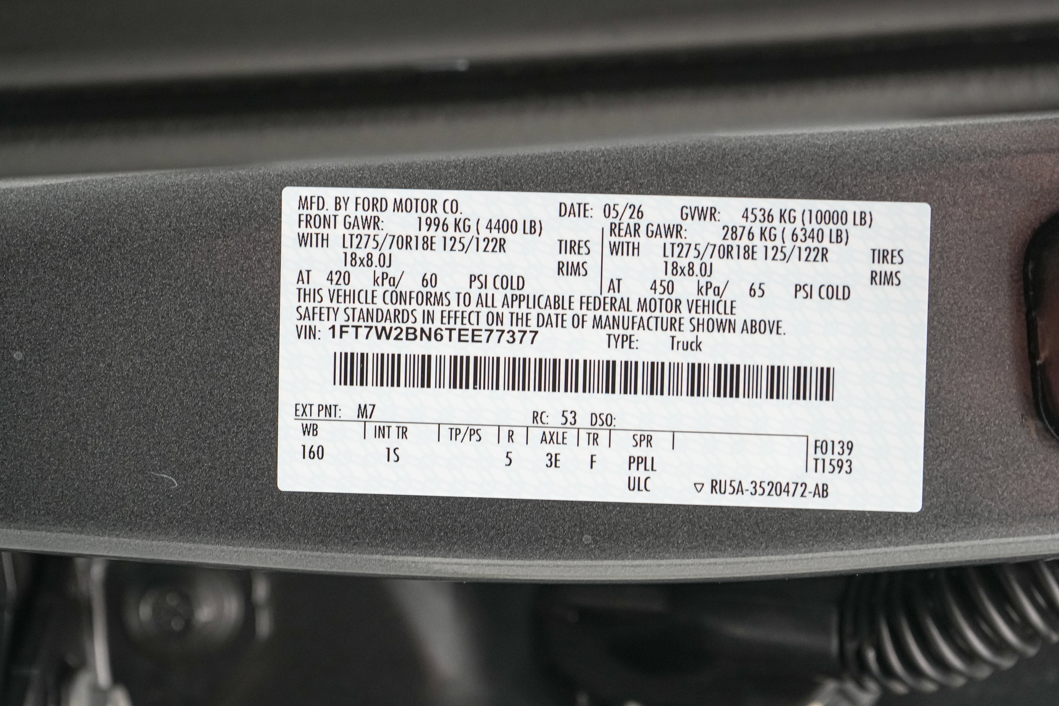 2026 Ford Super Duty F-250 SRW XL w/STX Appearance Package