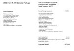2026 Ford Super Duty F-250 SRW XLT Luxury Package