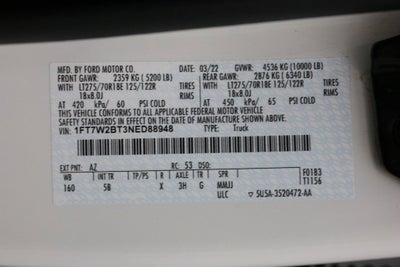 2022 Ford Super Duty F-250 SRW Lariat