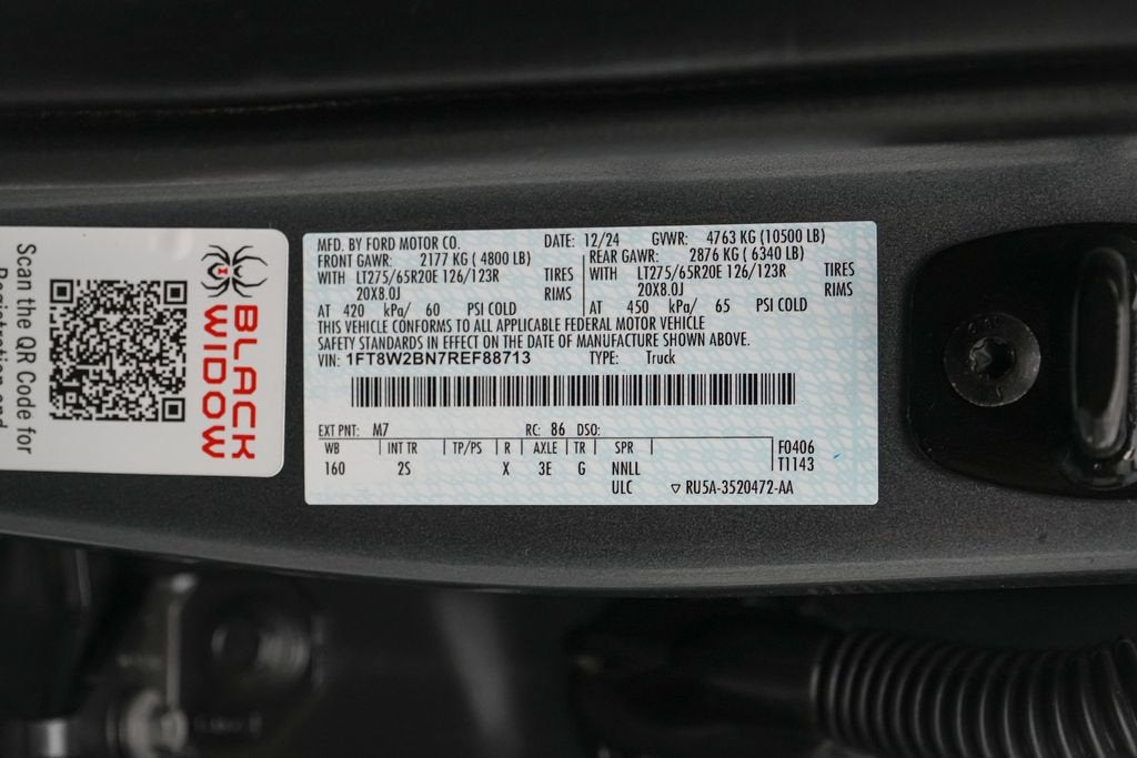 2024 Ford F-250SD SCA Black Widow