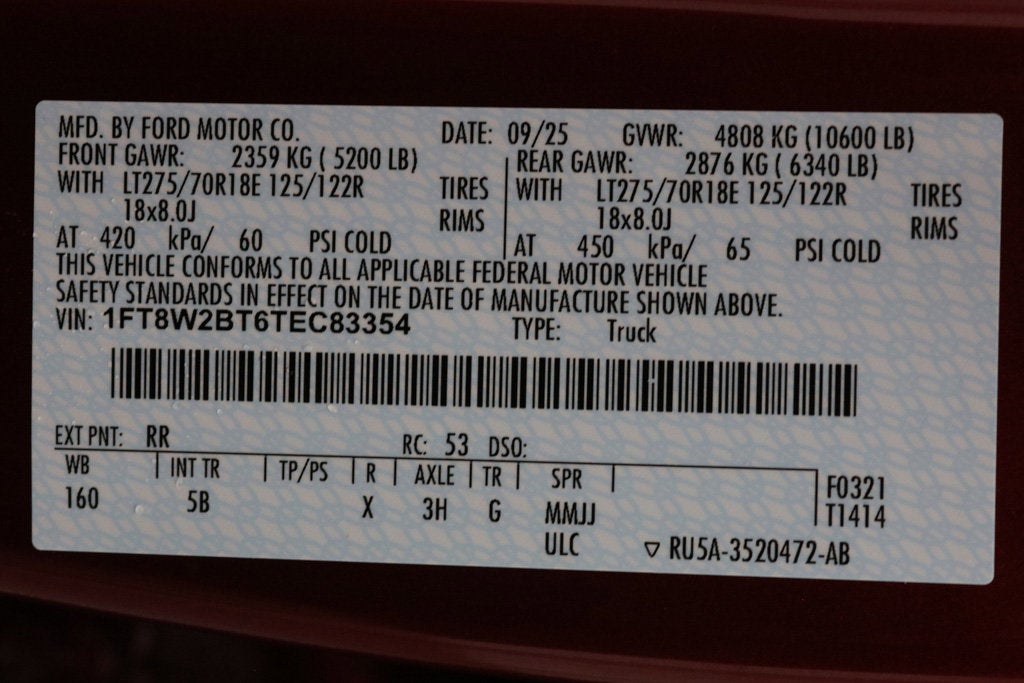 2026 Ford Super Duty F-250 SRW LARIAT