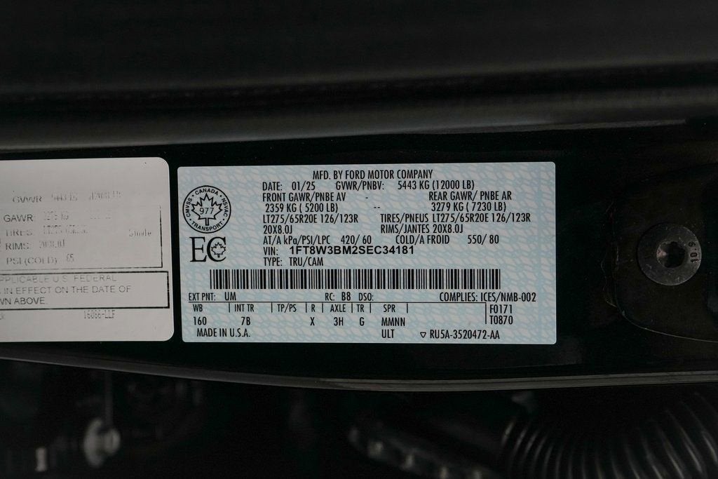 2025 Ford Super Duty F-350 SRW Platinum