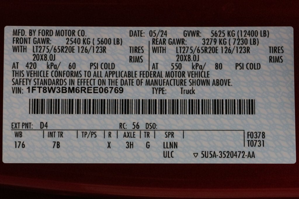 2024 Ford Super Duty F-350 SRW Platinum