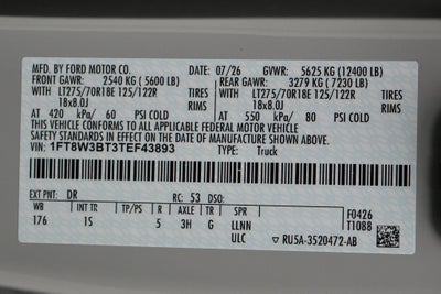 2026 Ford Super Duty F-350 SRW XL w/STX Appearance Package