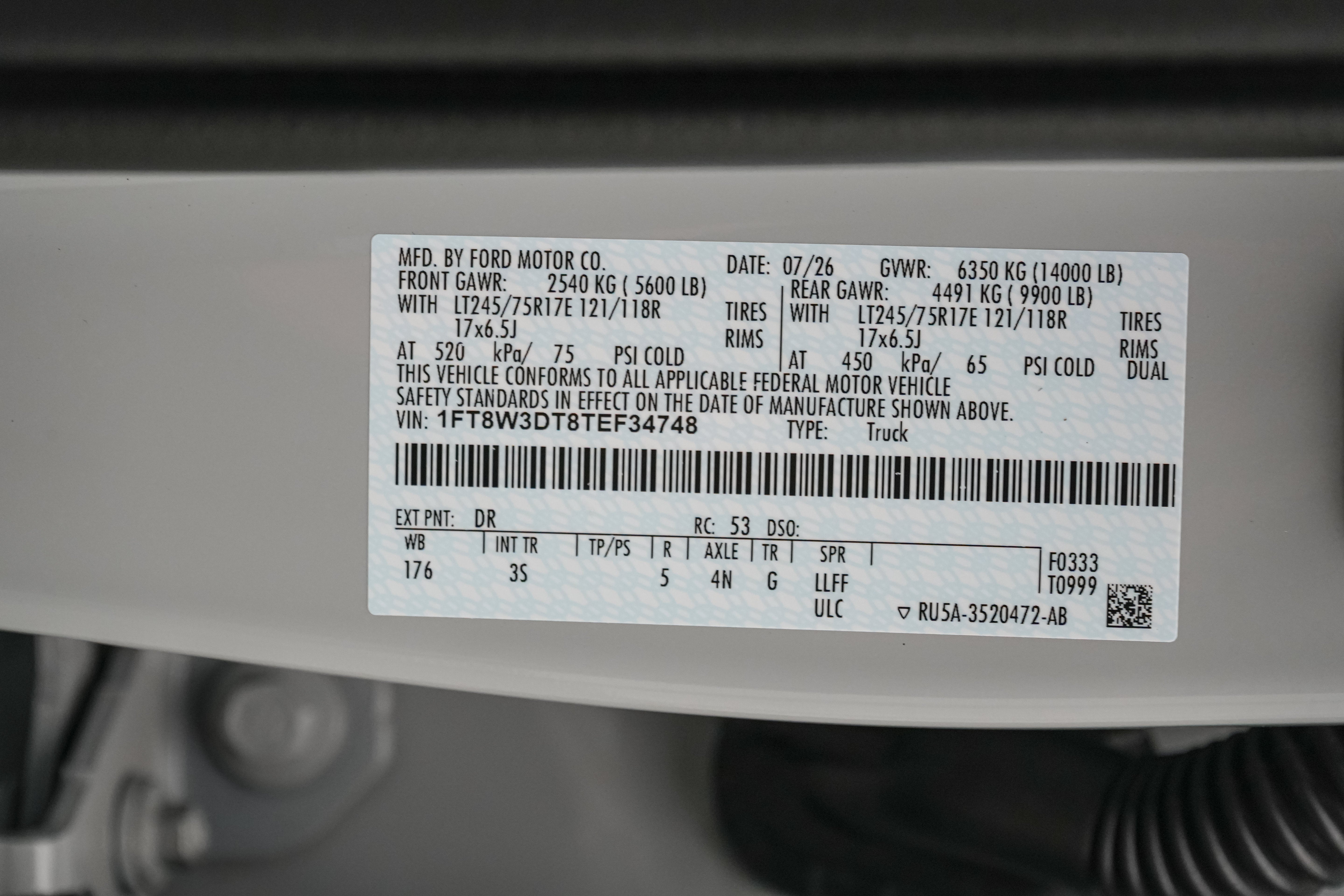 2026 Ford Super Duty F-350 DRW XLT Special Edition