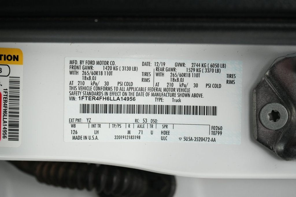 2020 Ford Ranger XLT