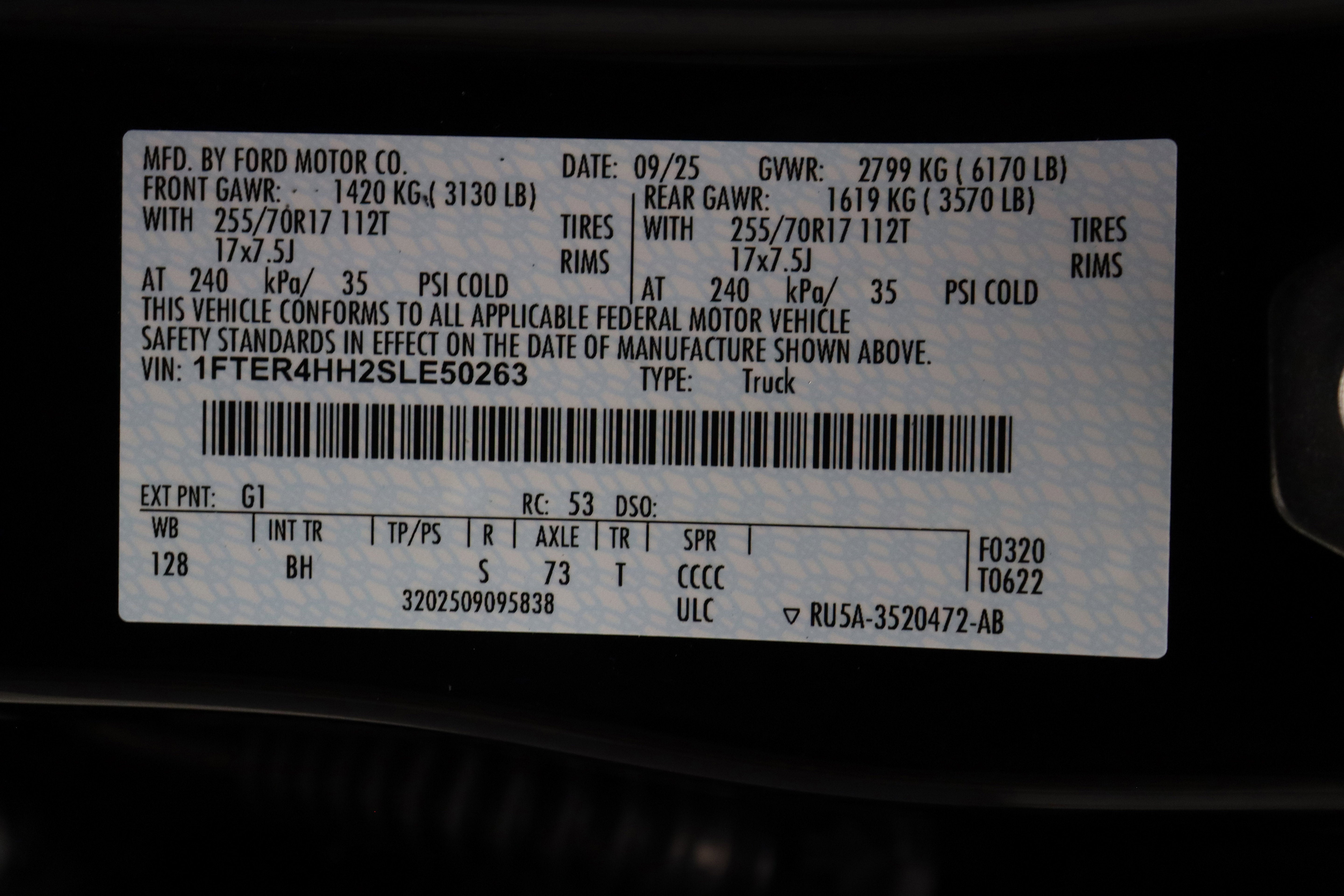 2025 Ford Ranger XLT