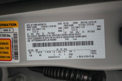 2026 Ford Ranger XLT