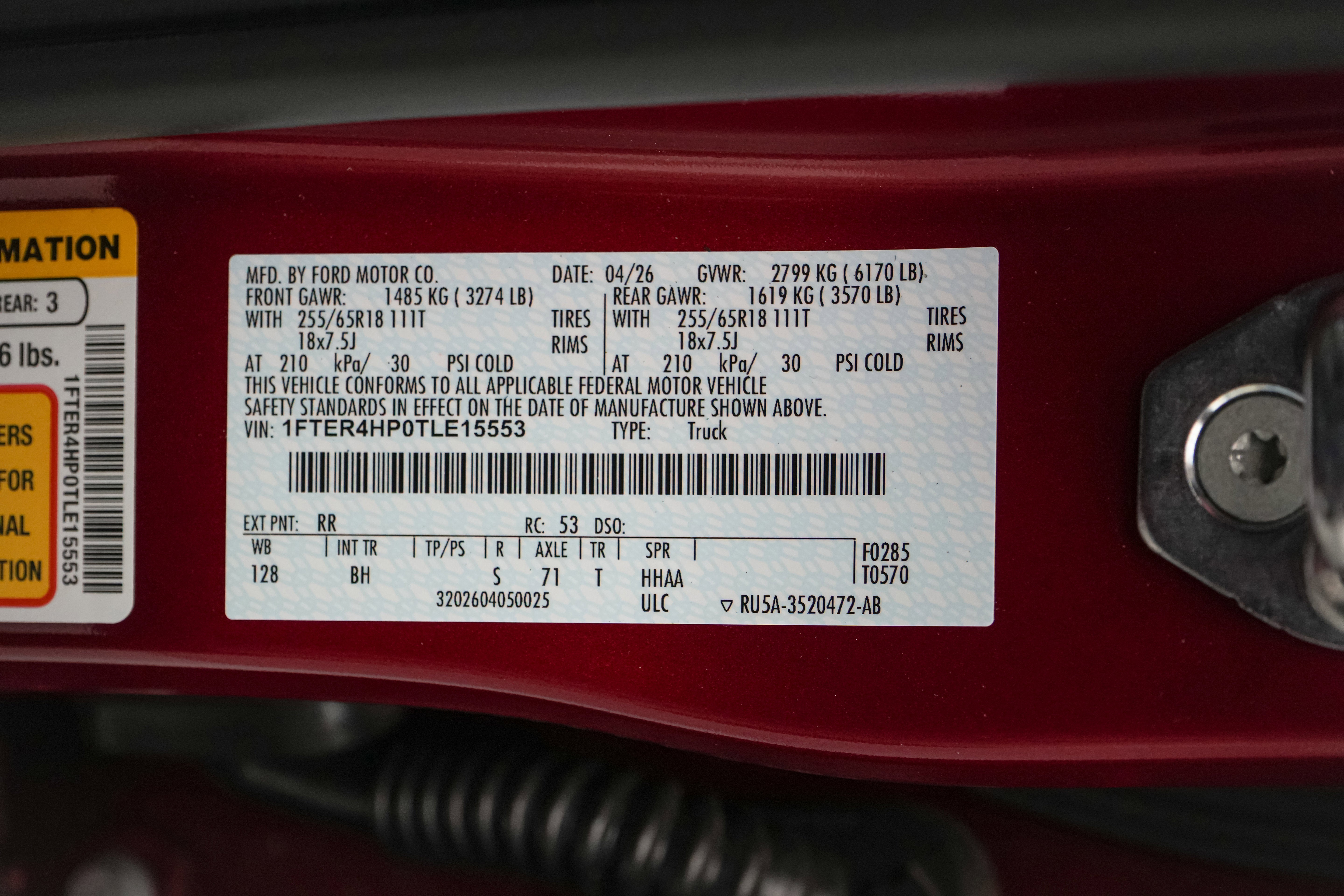 2026 Ford Ranger XLT