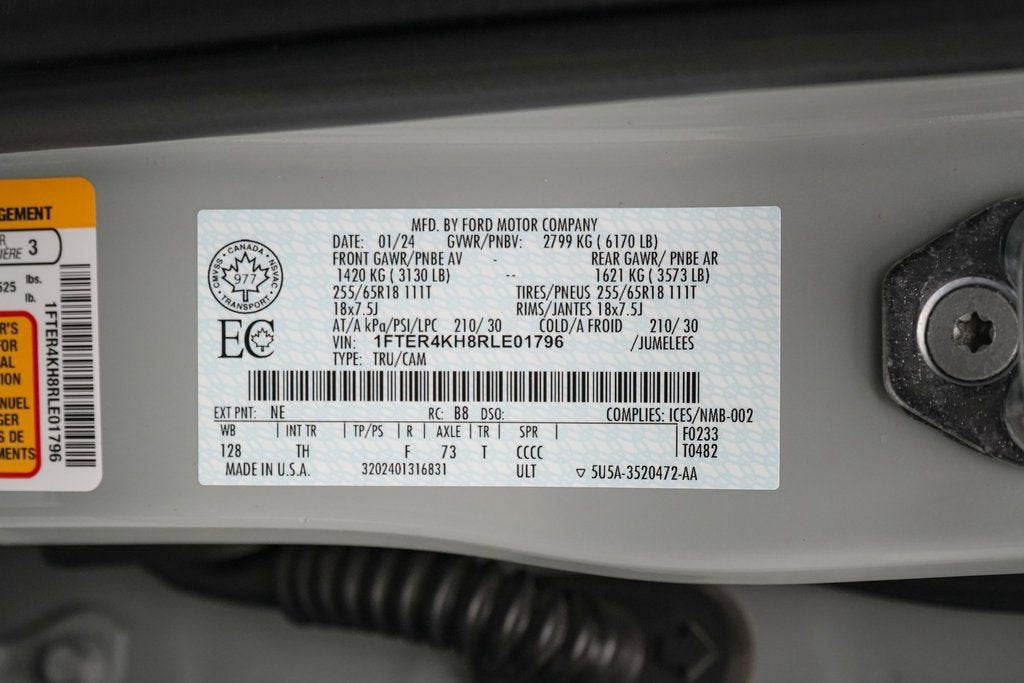 2024 Ford Ranger Lariat