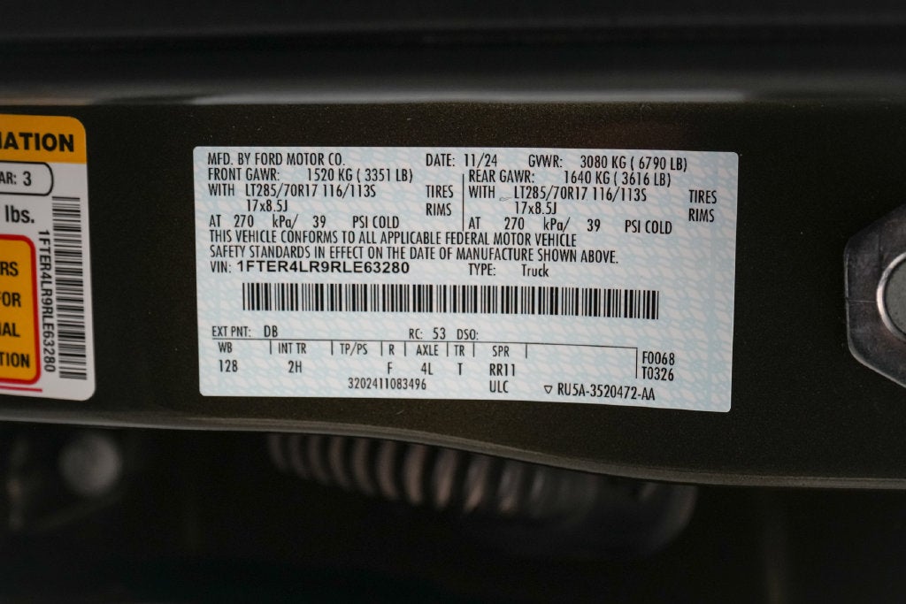 2024 Ford Ranger Raptor