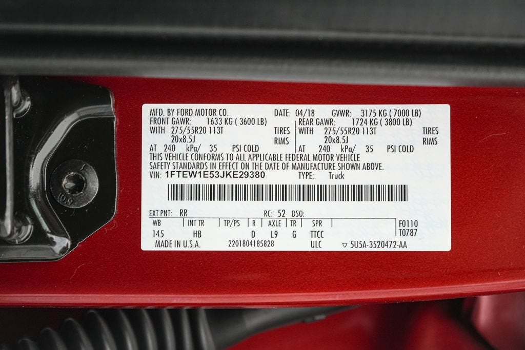 2018 Ford F-150 Lariat