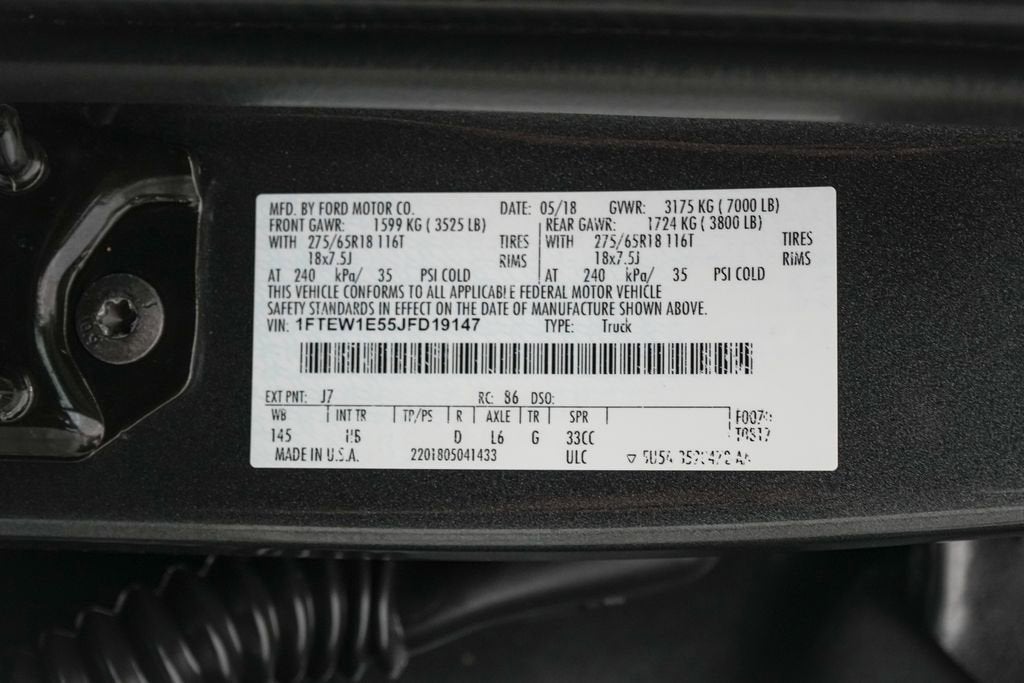 2018 Ford F-150 Lariat