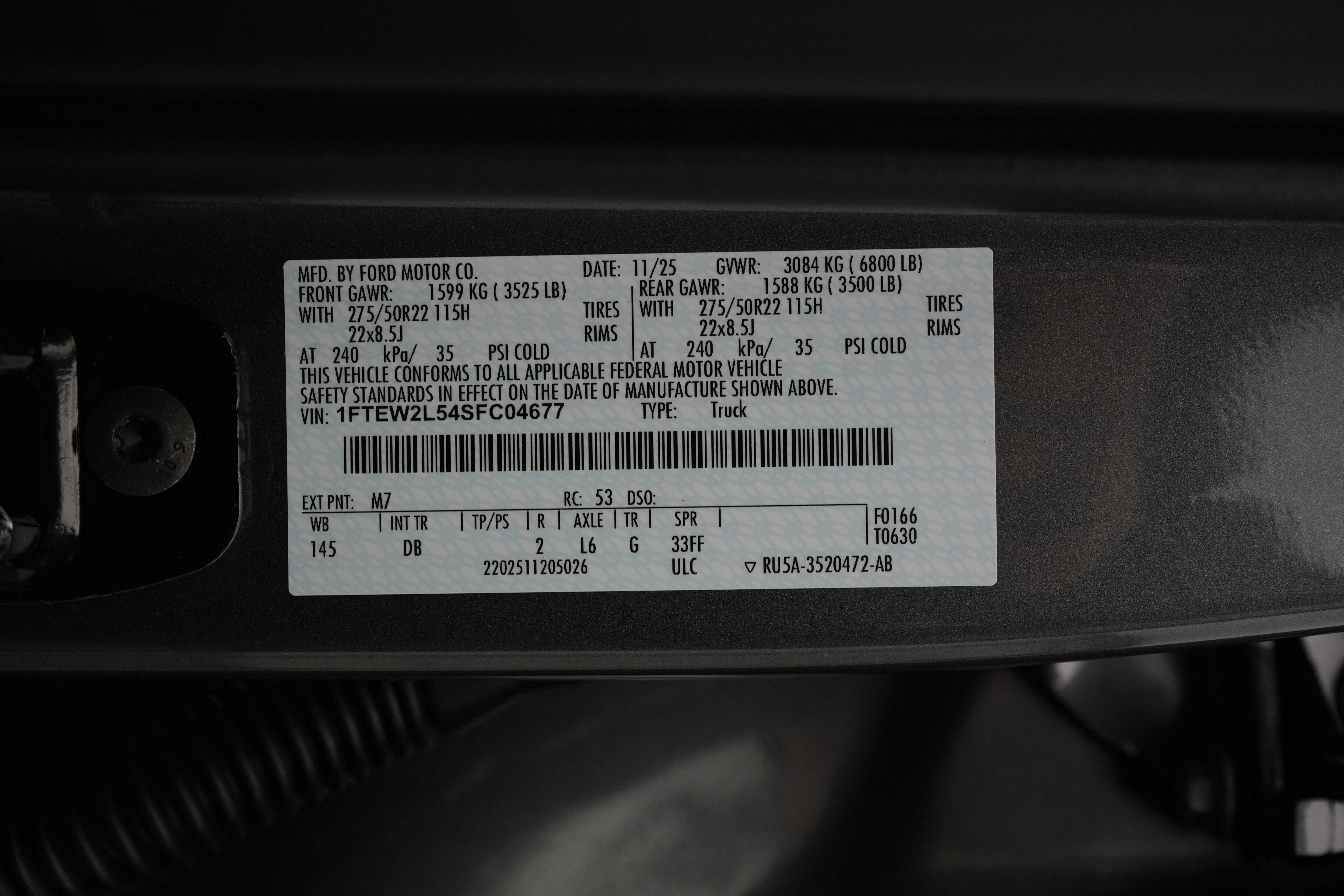 2025 Ford F-150 Lobo SC