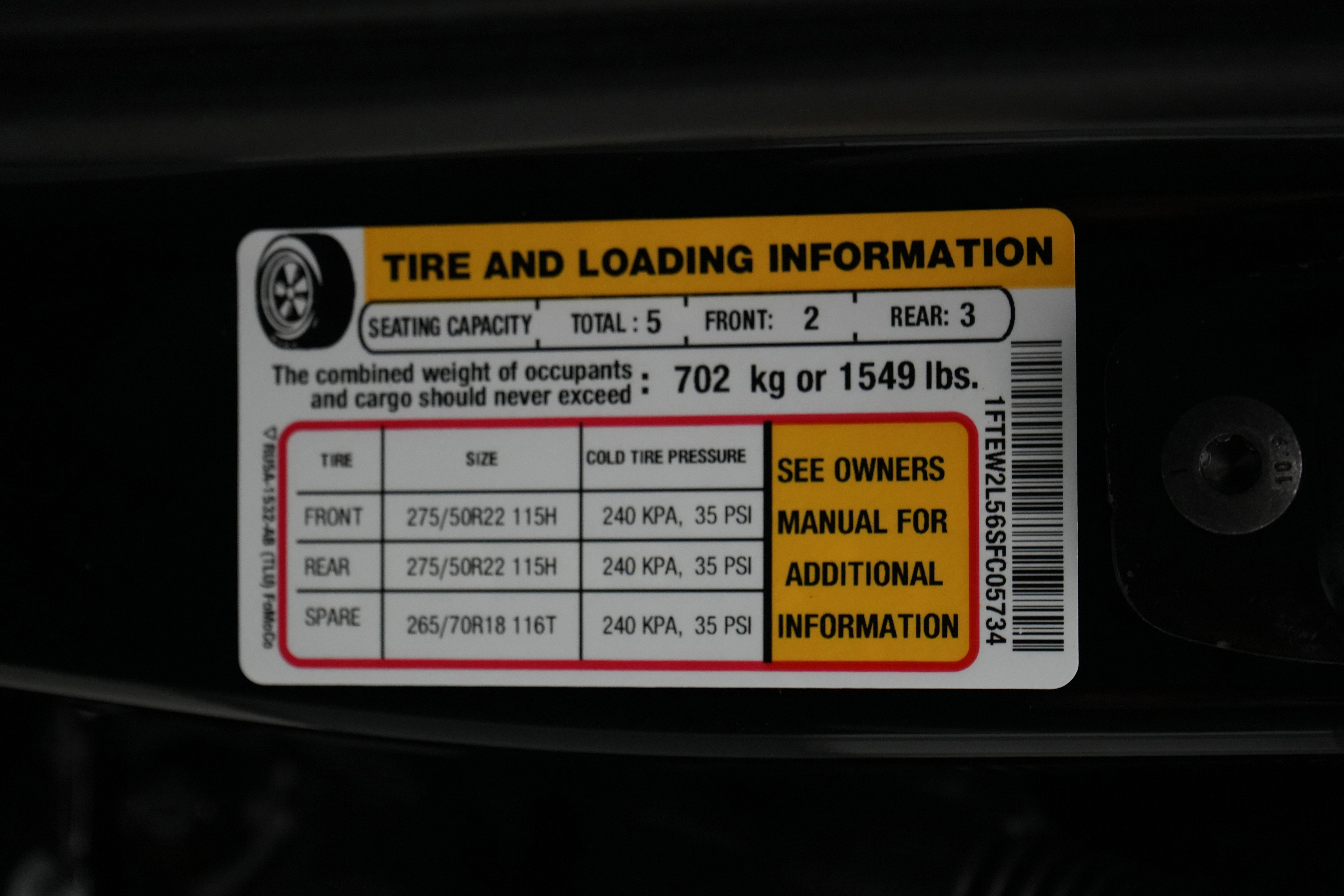 2025 Ford F-150 Lobo w/LMP SC