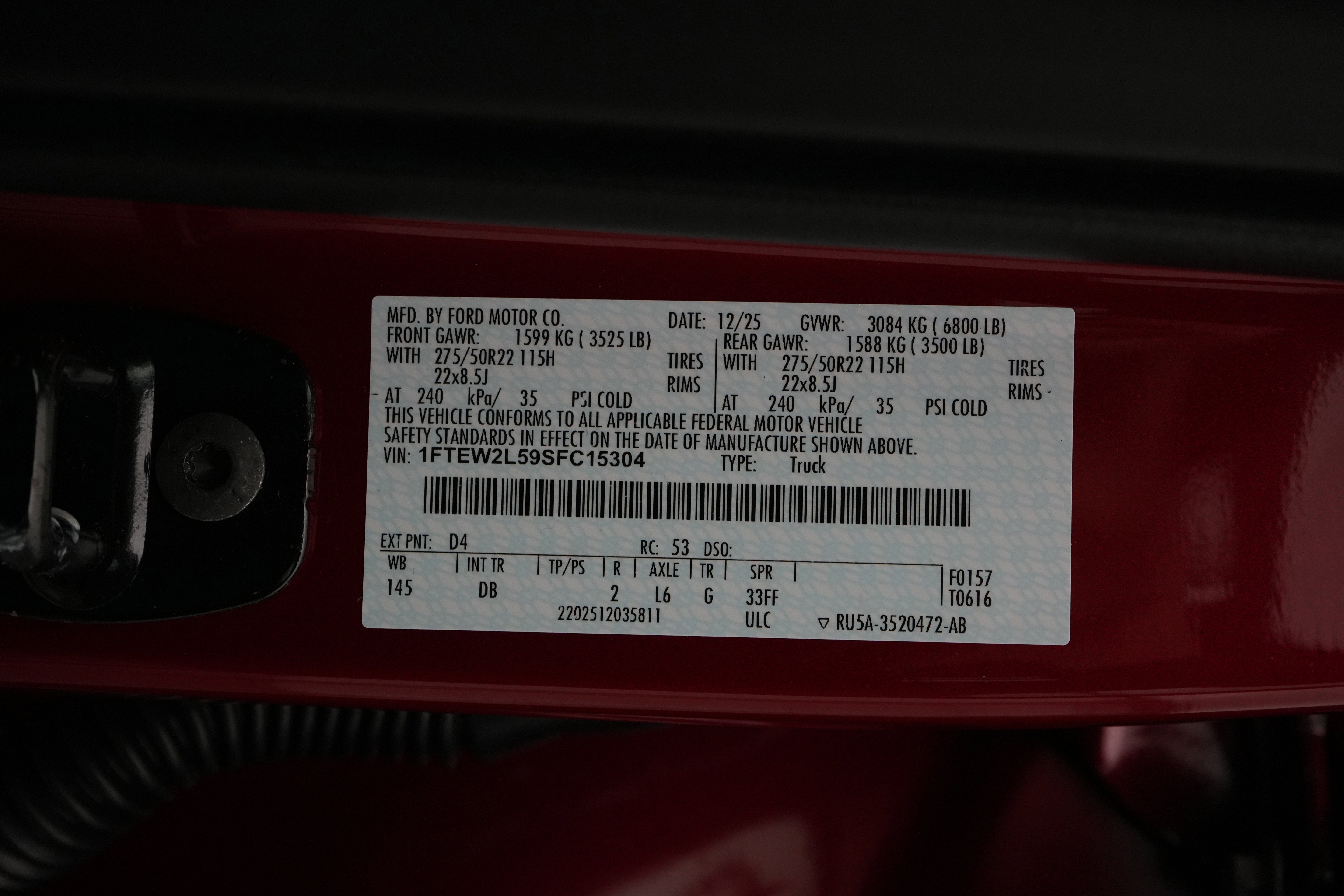 2025 Ford F-150 Lobo