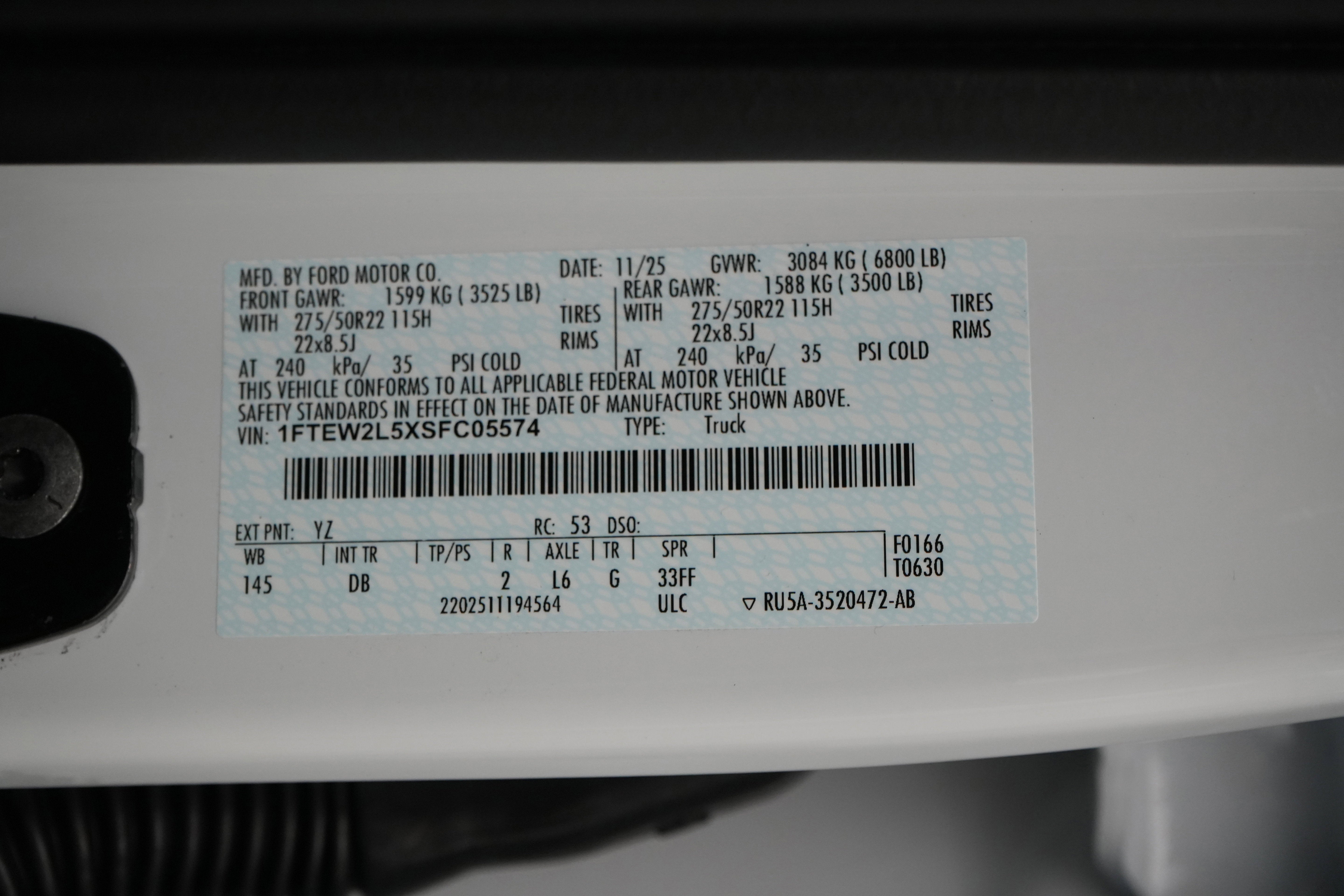 2025 Ford F-150 Lobo