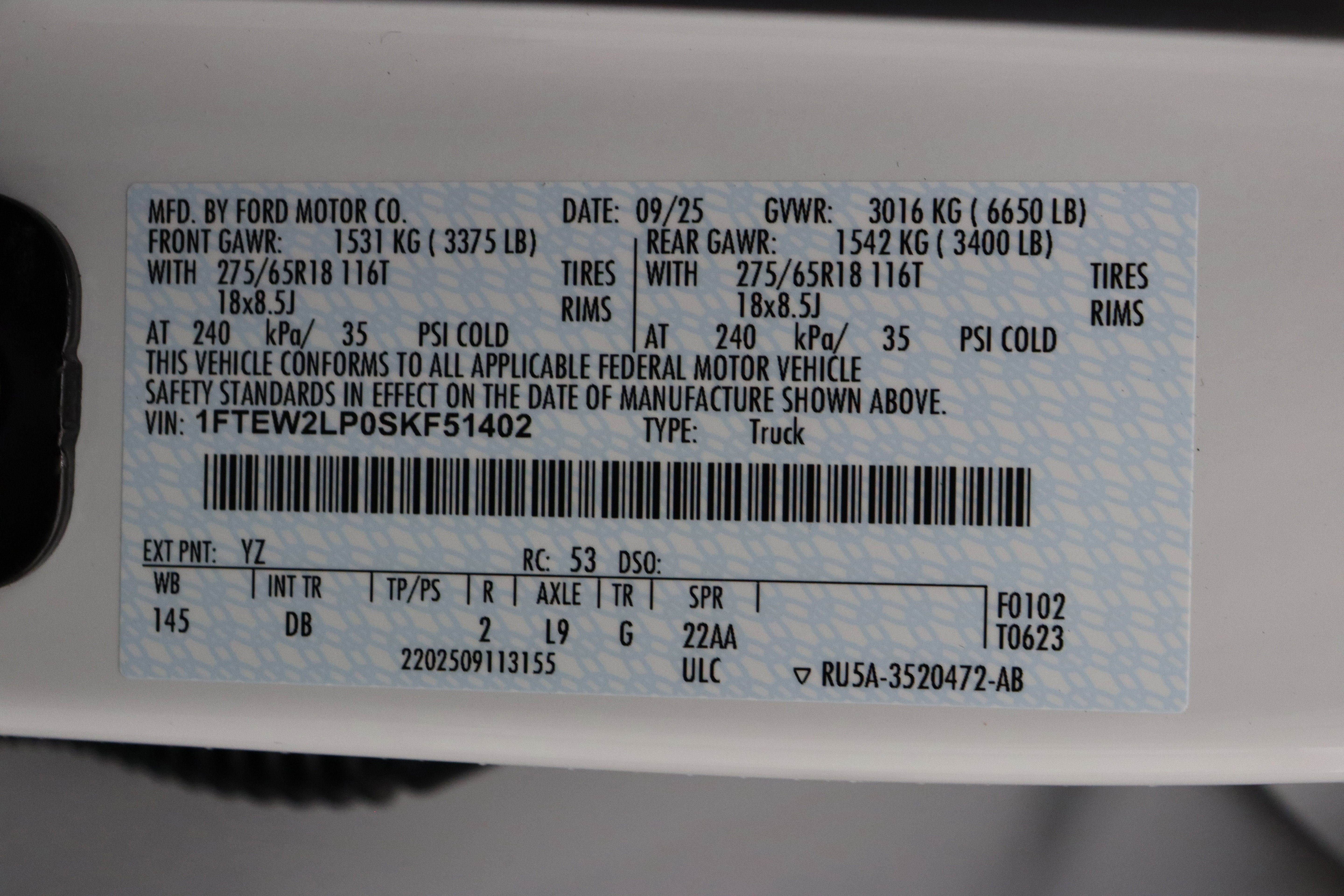 2025 Ford F-150 LMP Off Road