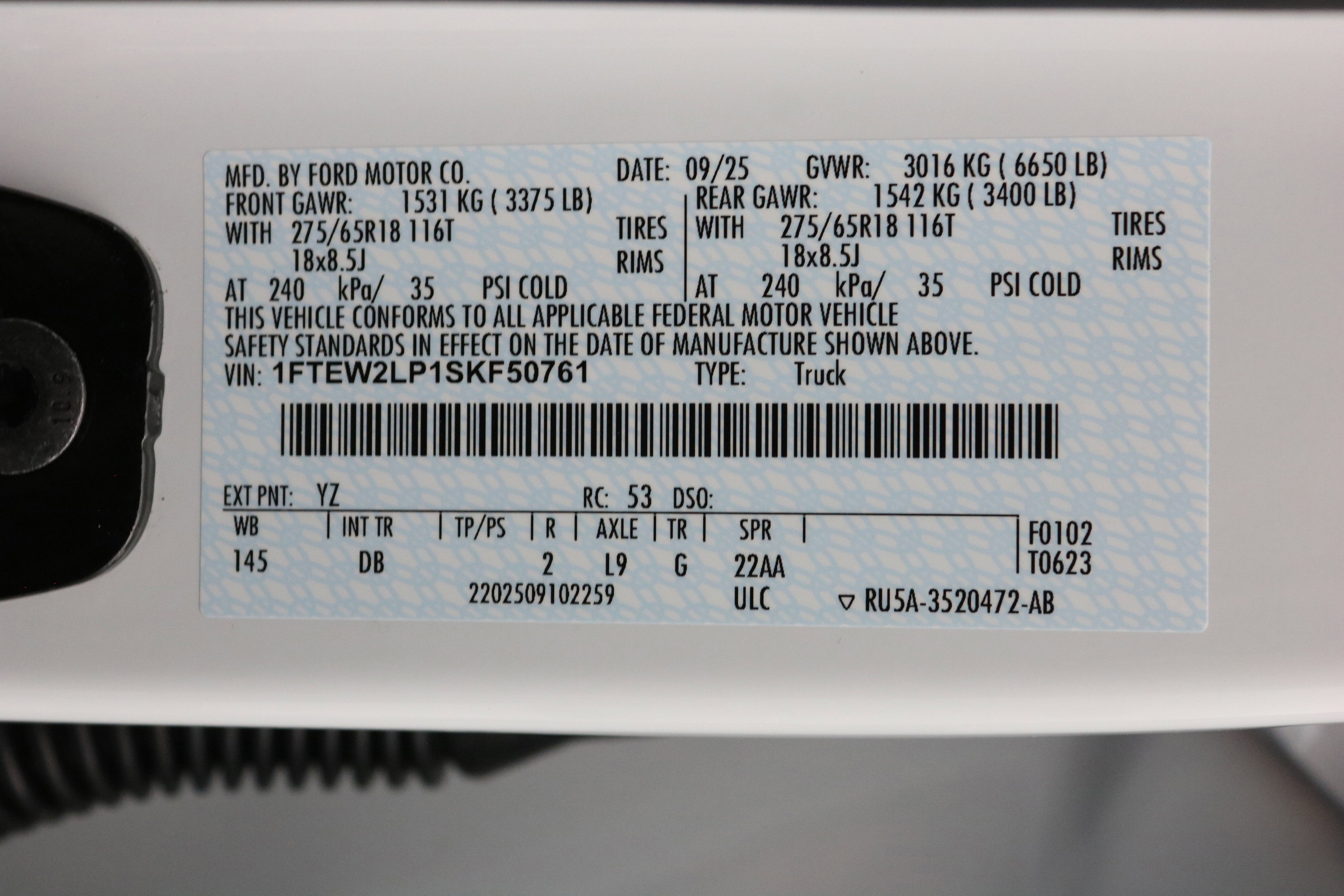 2025 Ford F-150 LMX4