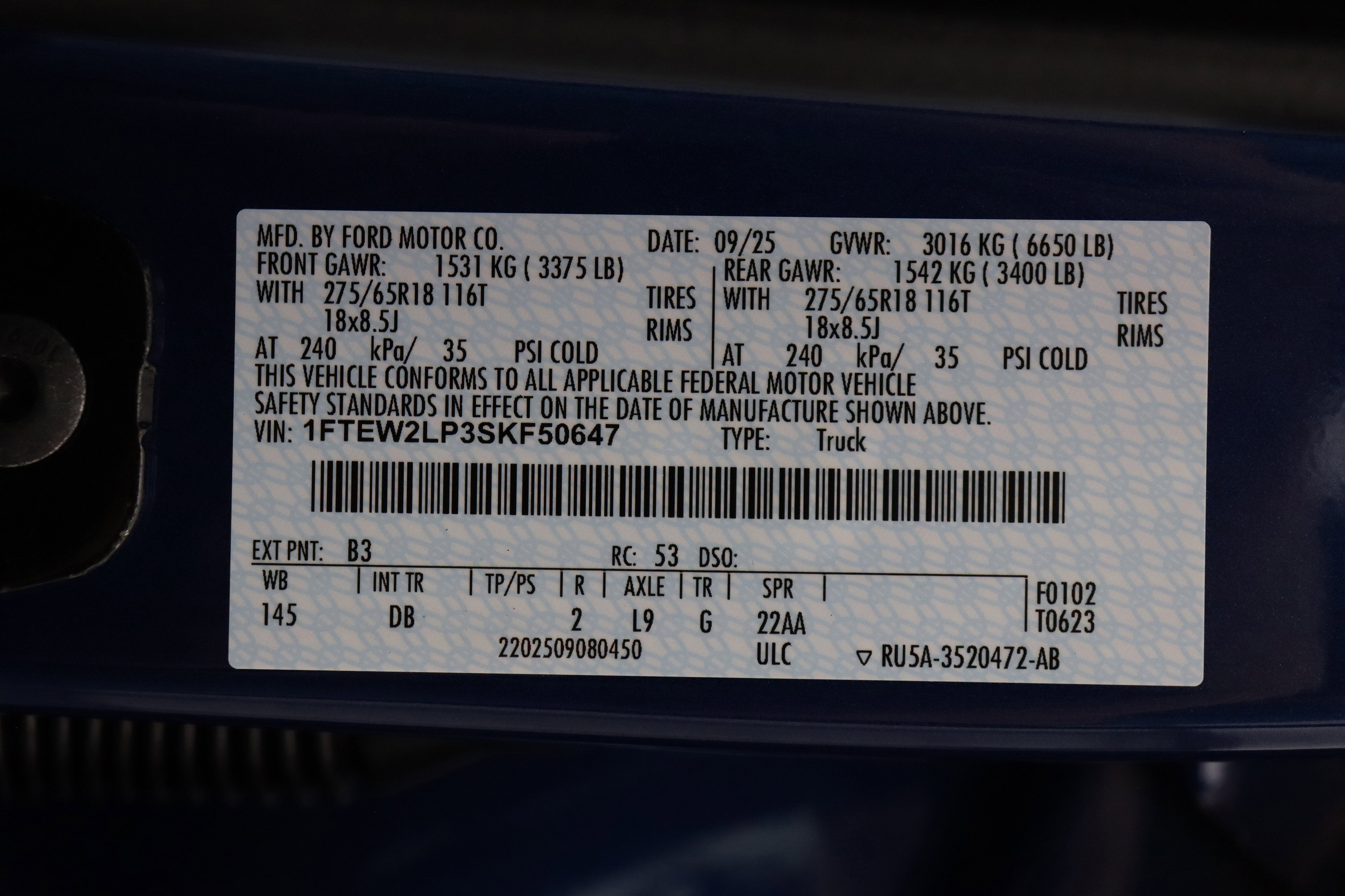 2025 Ford F-150 LMP Off Road