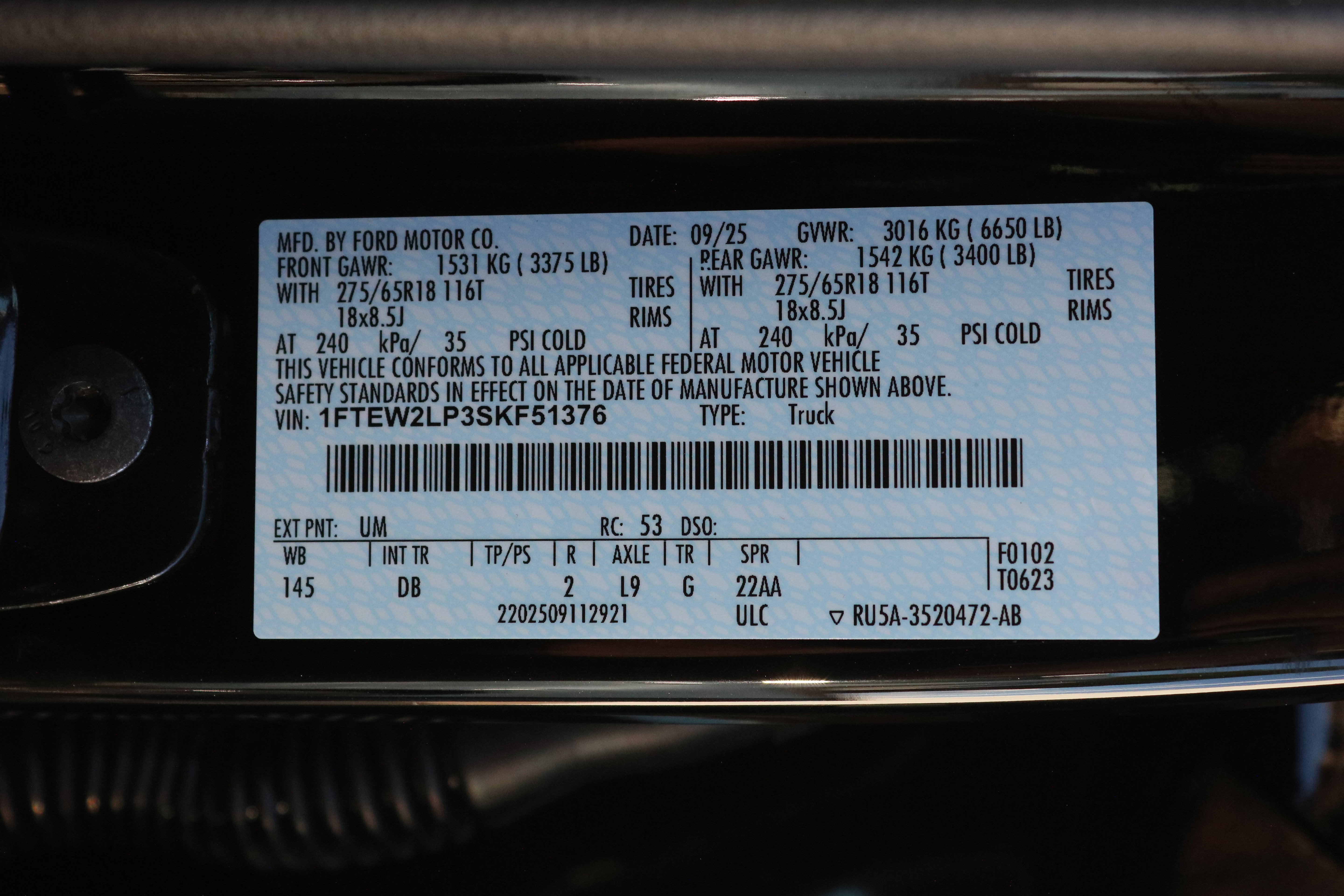 2025 Ford F-150 LMP Off Road