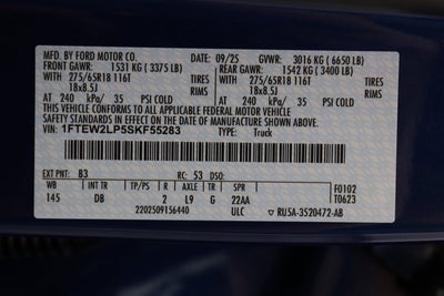 2025 Ford F-150 LMX4