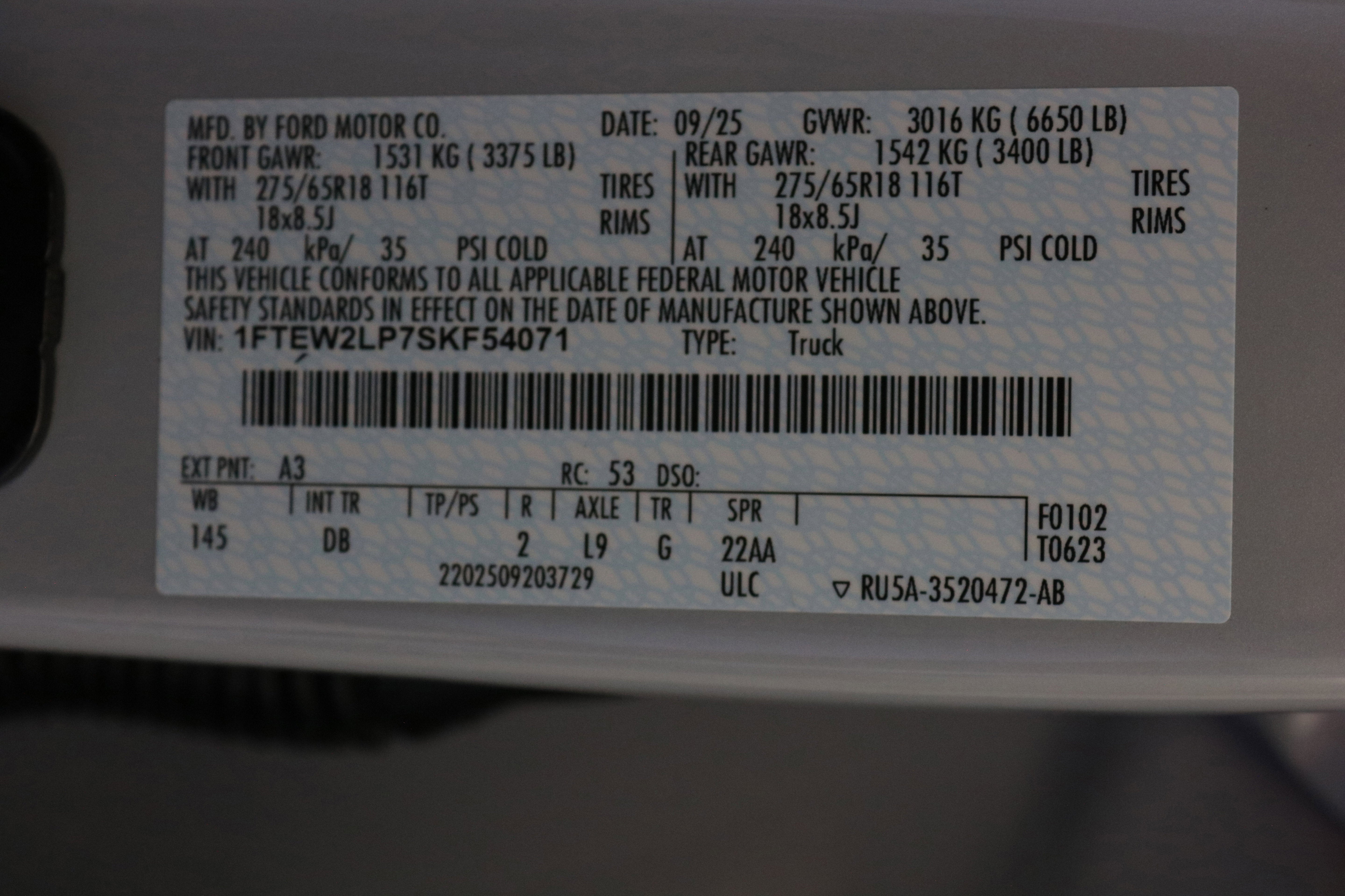 2025 Ford F-150 LMX4