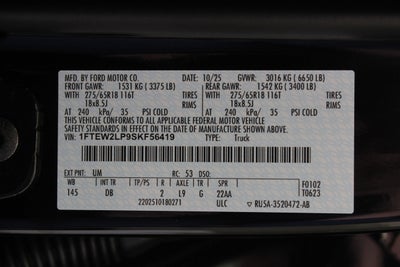 2025 Ford F-150 LMX4